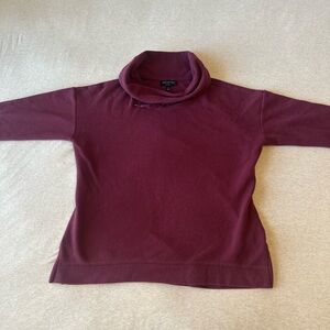 Banana Republic Deep Red Cowl Neck Sweater